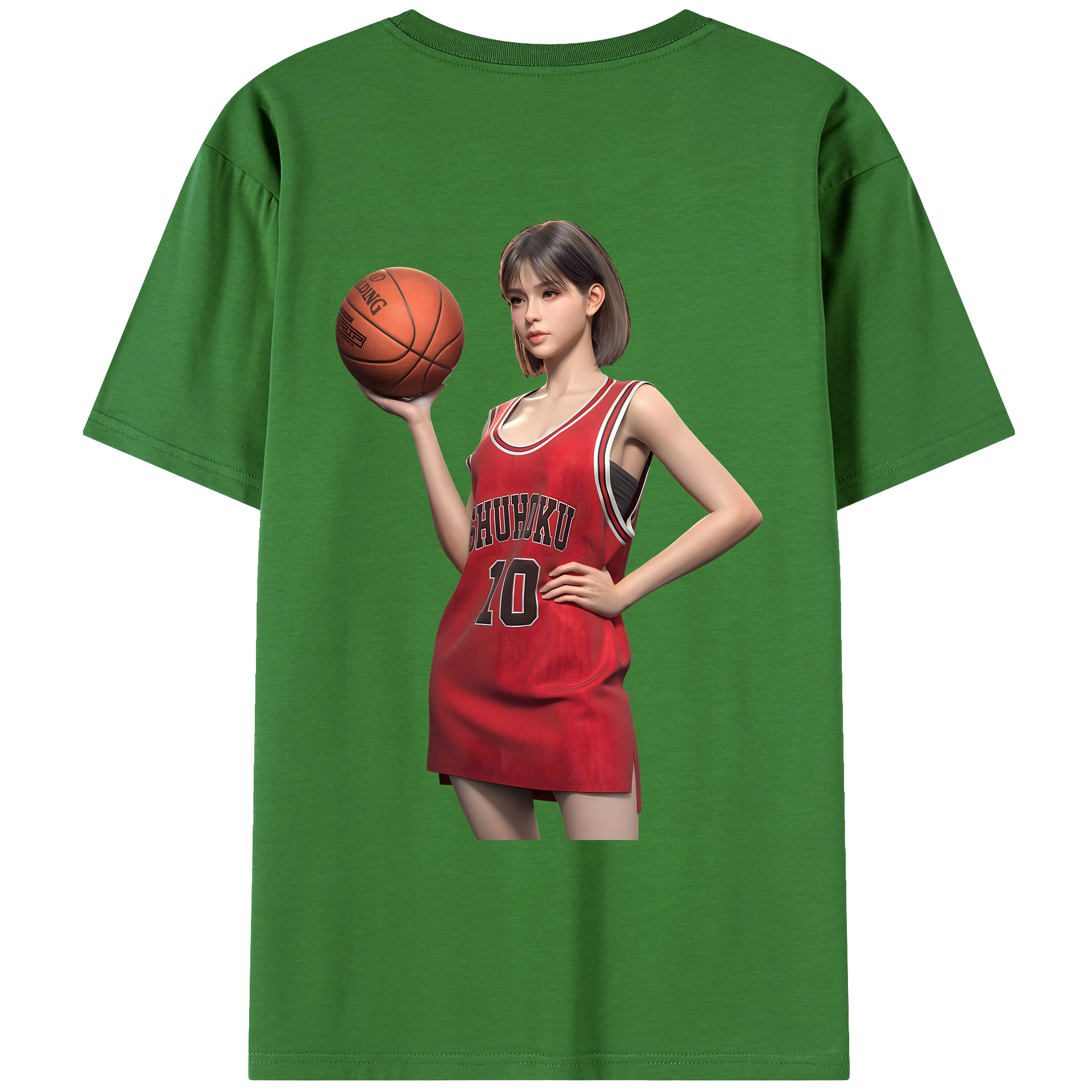 （画像用） SLAM DUNK／スラムダンク レディース半袖Tシャツ(バックプリント)